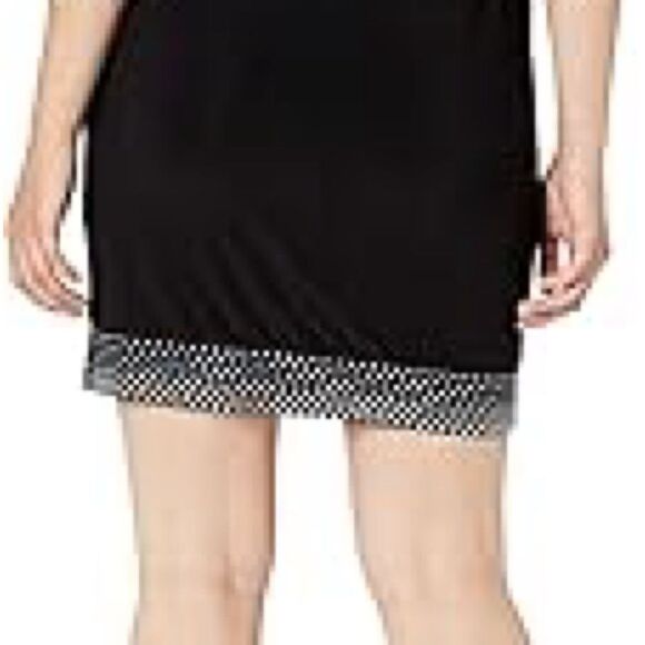 Tiana B Classic Elegant Embellished Midi shift Cocktail Dress Sz 10 - Picture 4 of 10